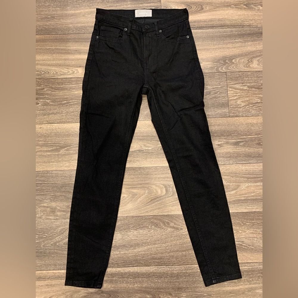 Everlane Regular Size 26 Black Denim Jeans